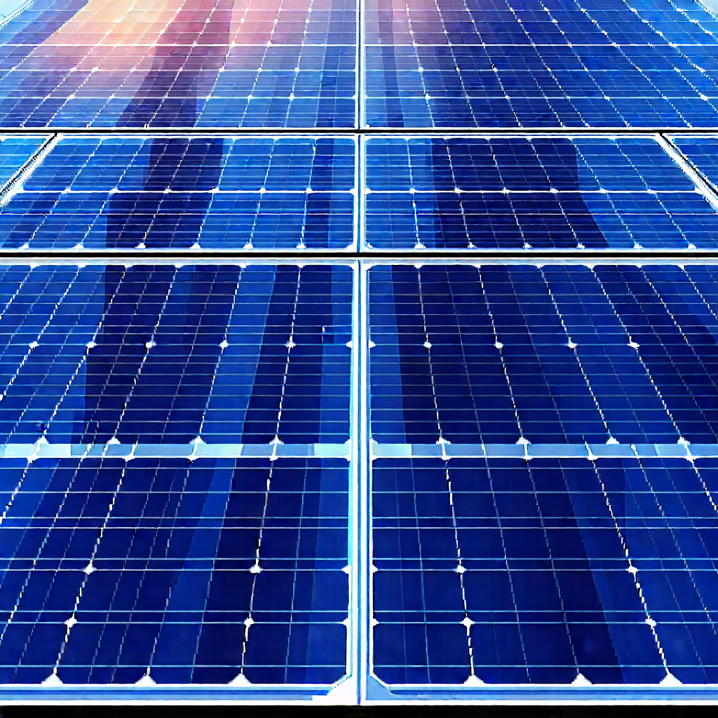 Solar Panel With Laser Scanning With Large Solar