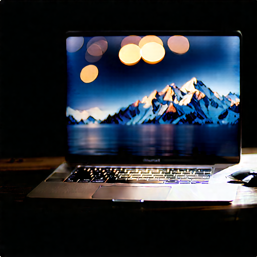Laptop With Streaming Content With Laptop Computer