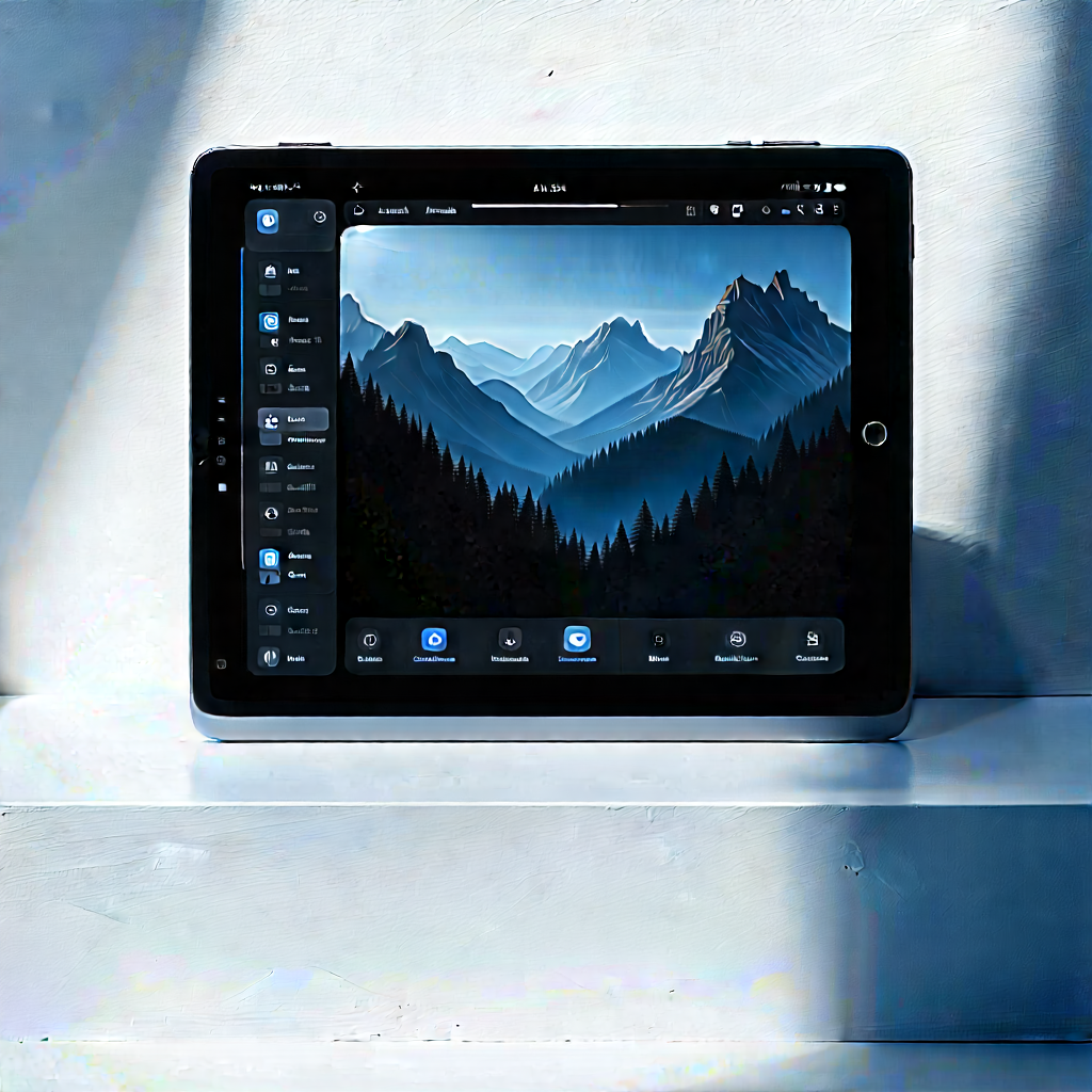 Tablet With User Interface With Tablet Computer