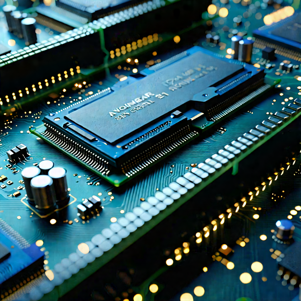 Close-up of memory module