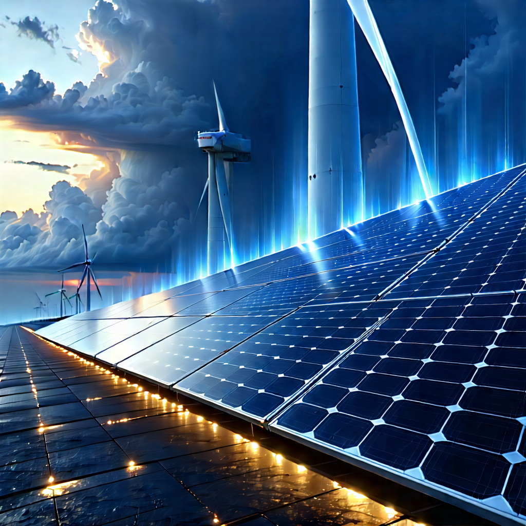 Innovative Renewable Energy Design With Image, There