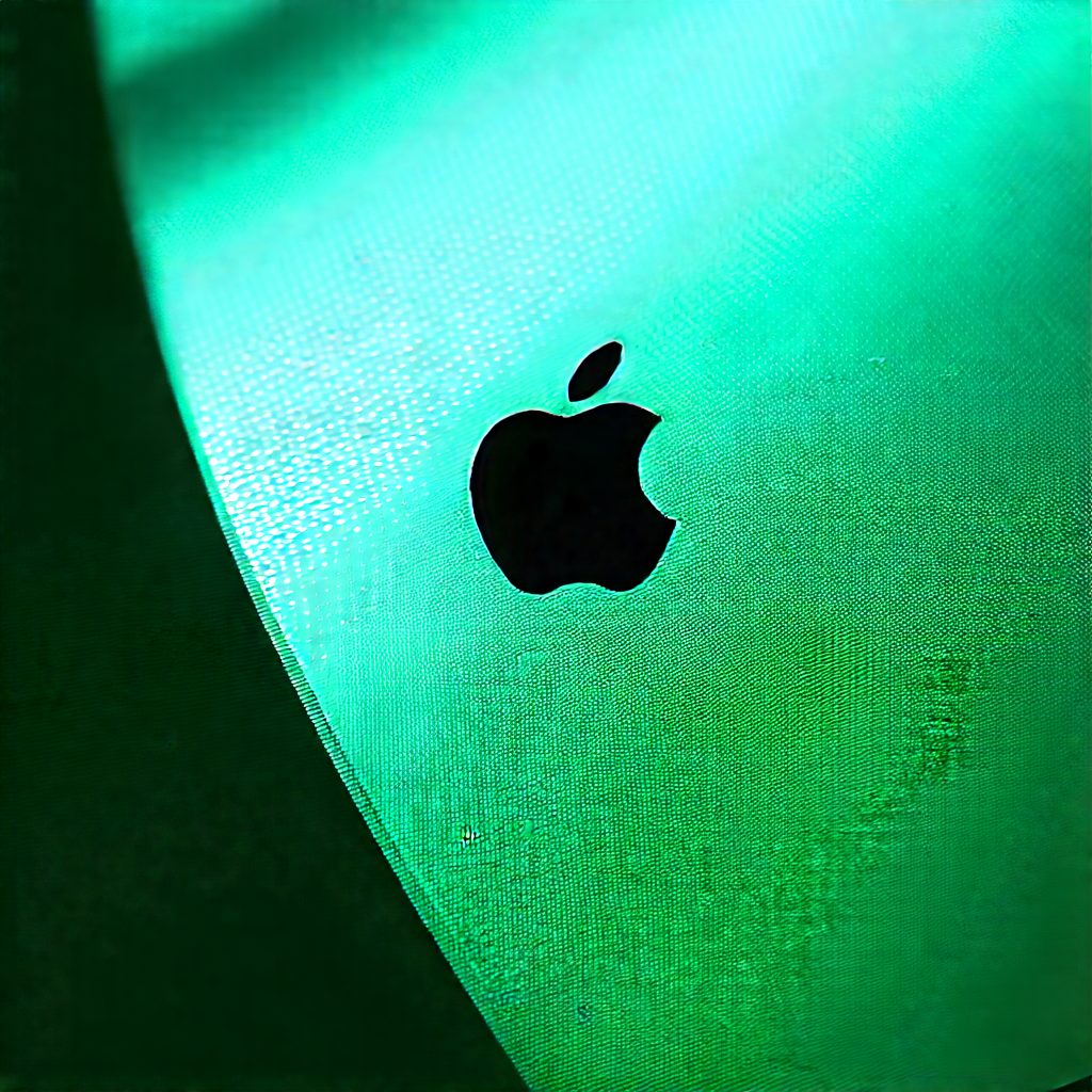 Innovative Communication Tool (design:1.39) With Green Apple