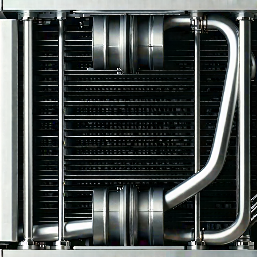 Close-up of cooling system
