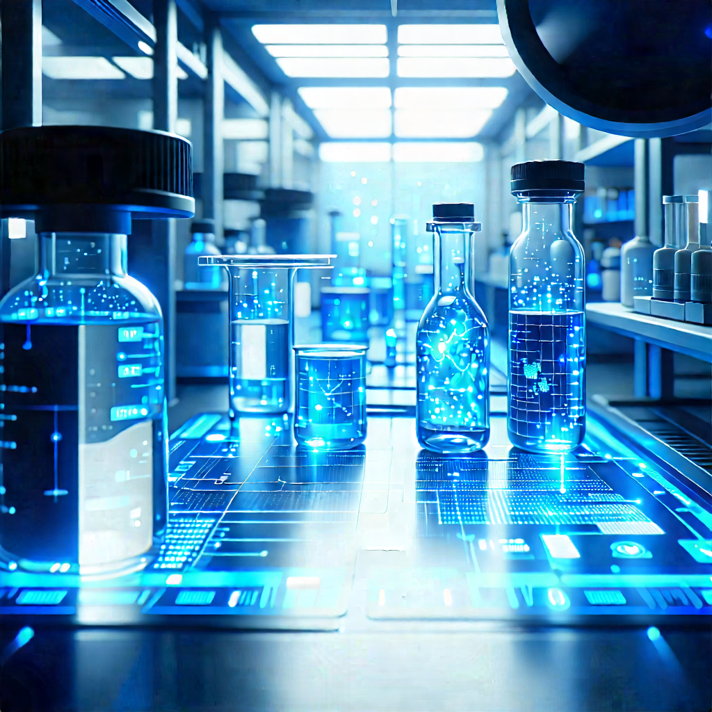 Healthcare Technology In Research Center With Image, There