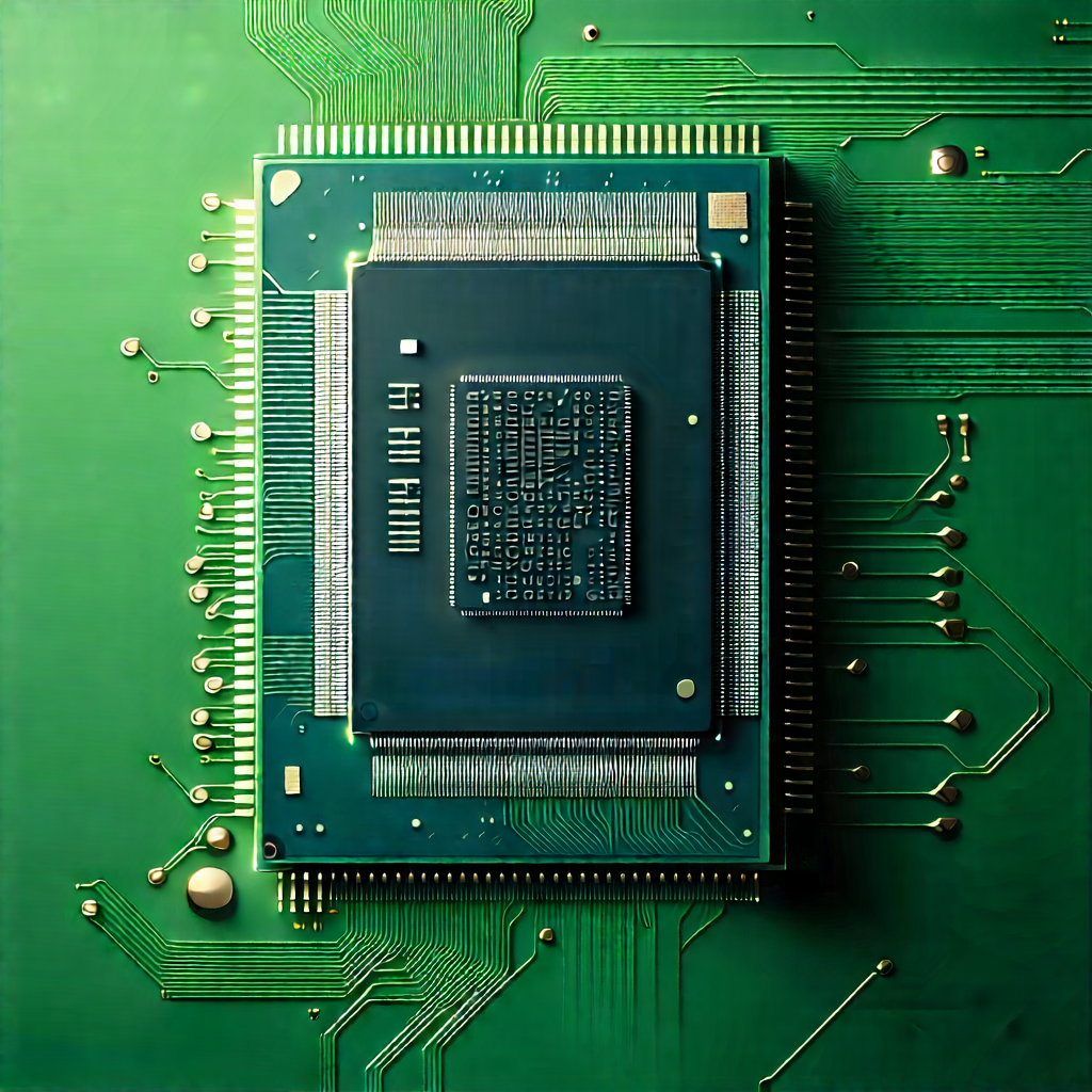 Close-up of memory module