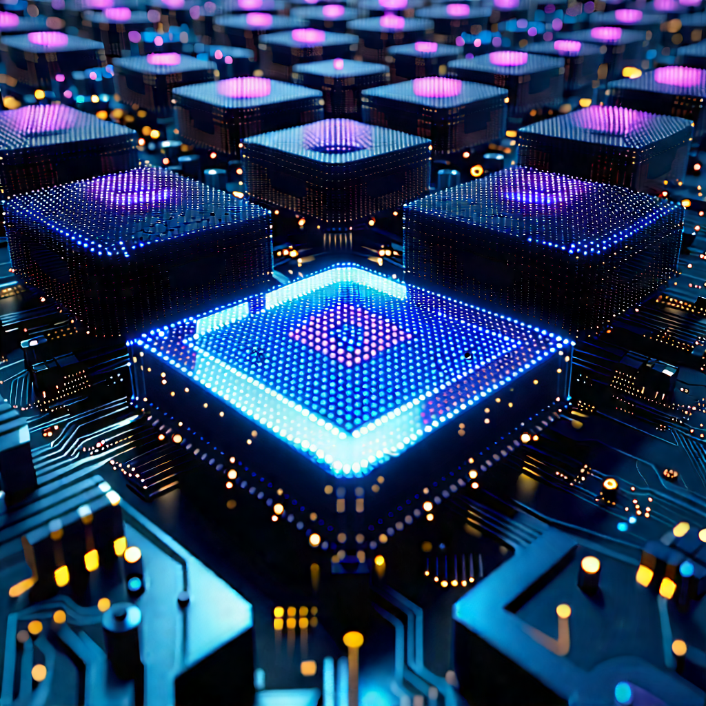 Close-up Of Sensor Array With Image, There