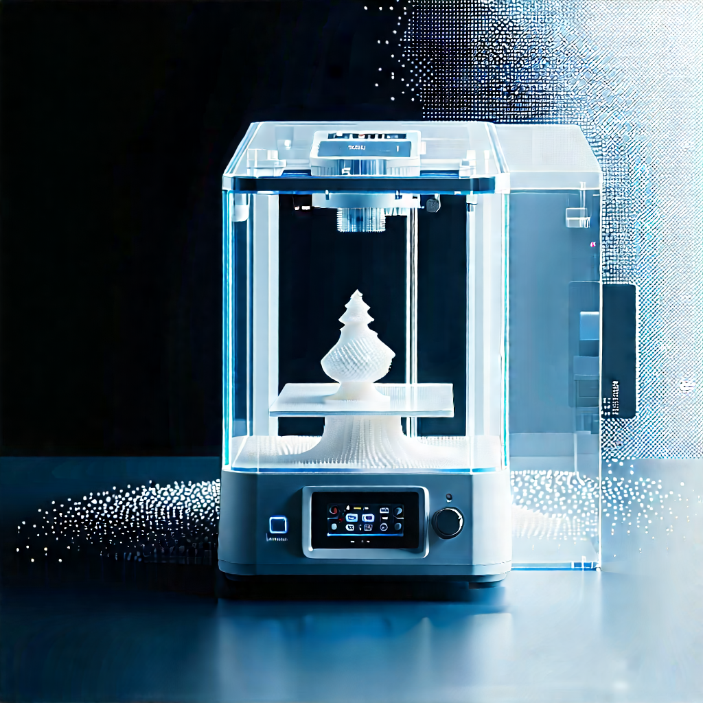 3d Printer With (digital:1.49) Particles With Printer Process