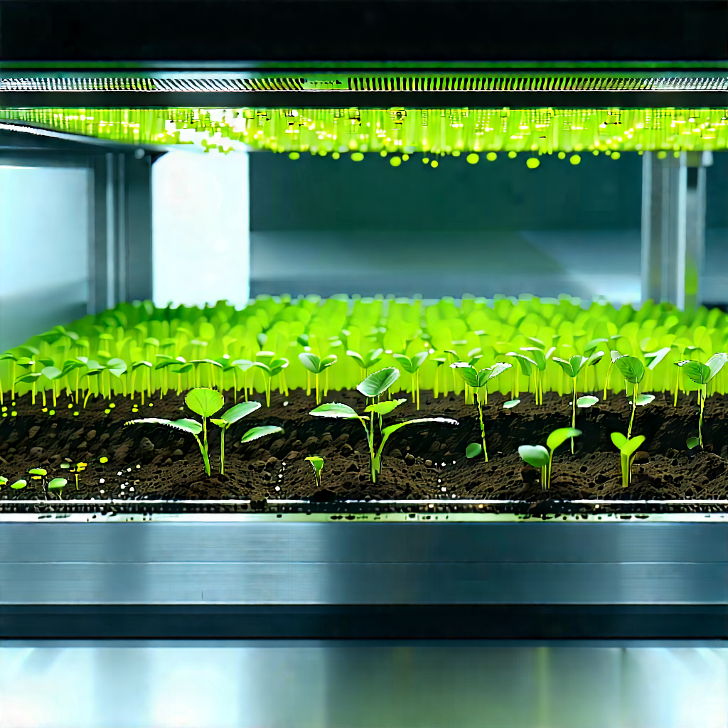 Agricultural technology in modern laboratory