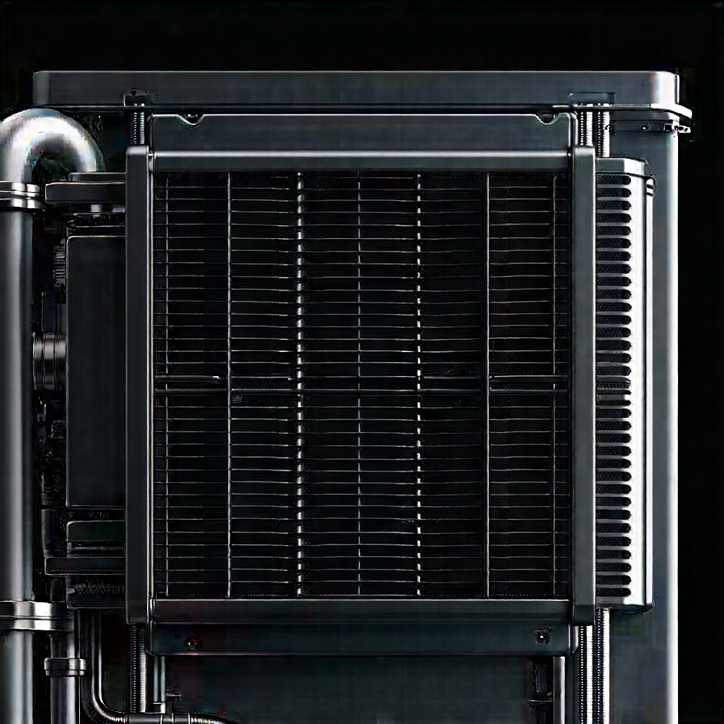 Close-up of cooling system