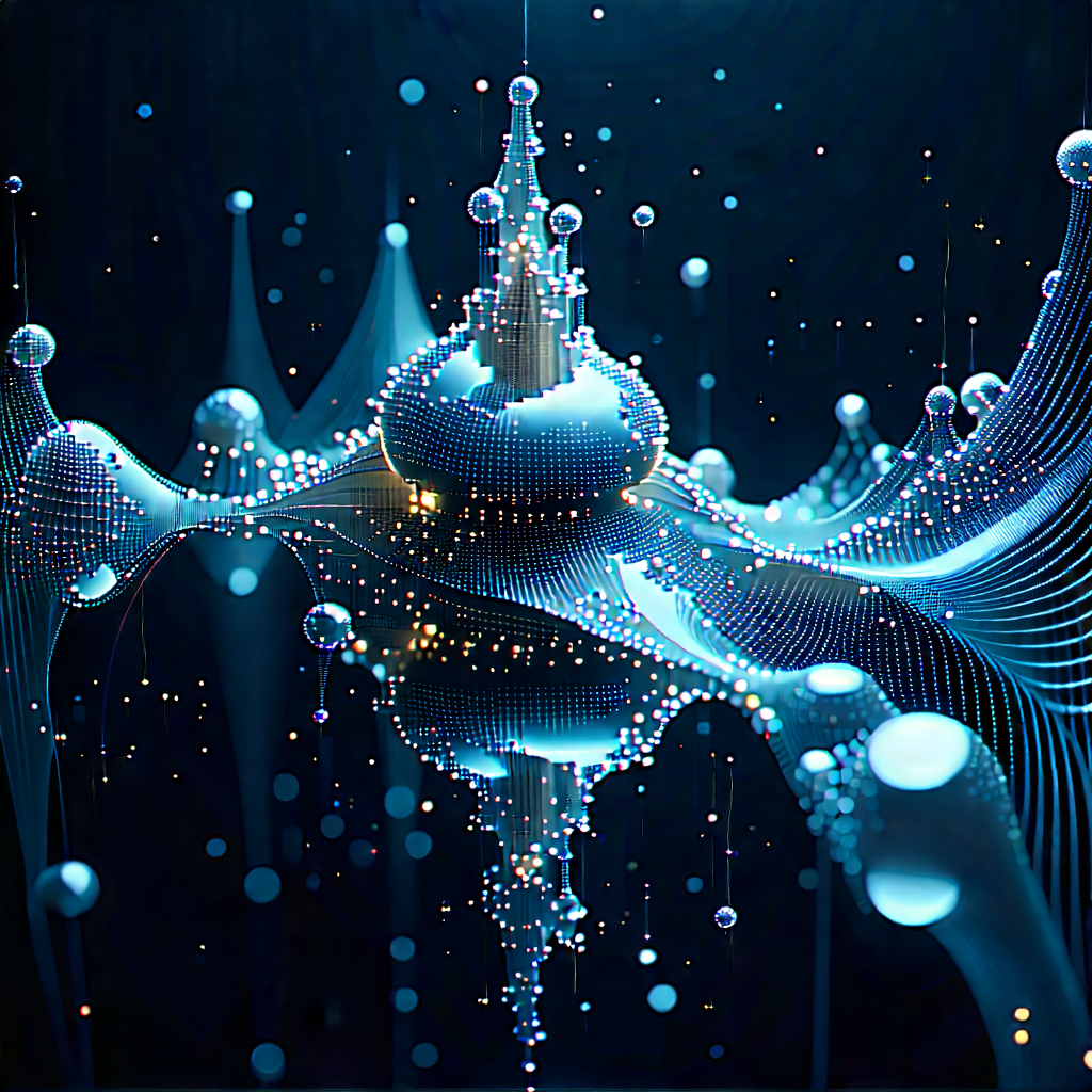 Quantum computer with (digital:1.49) particles