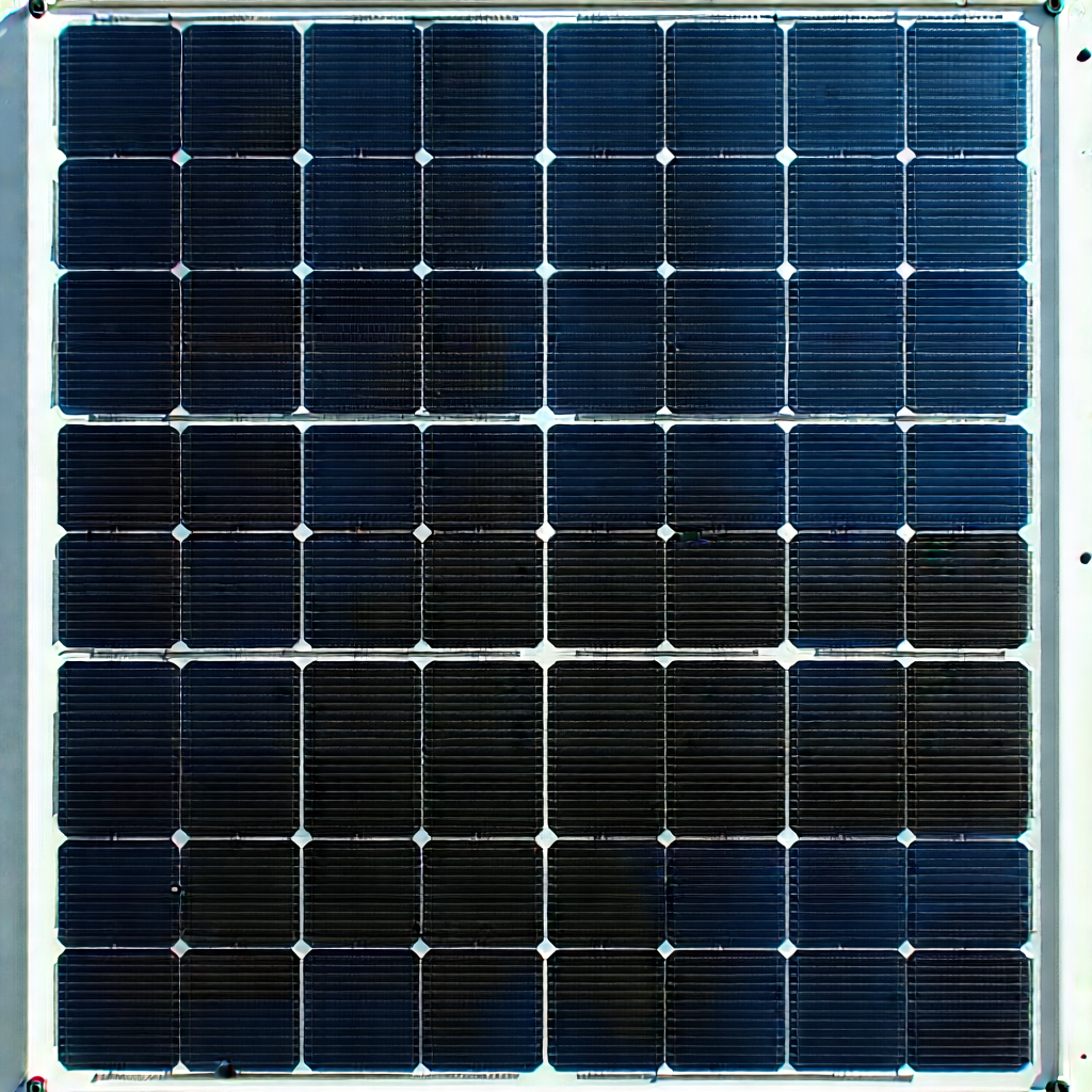 Solar panel with laser scanning