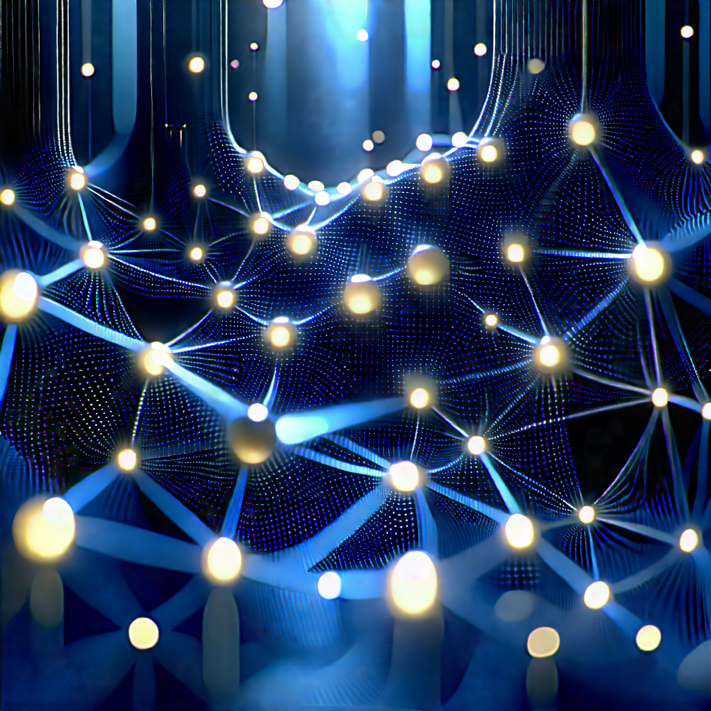 Blockchain Network Visualization With Image, There