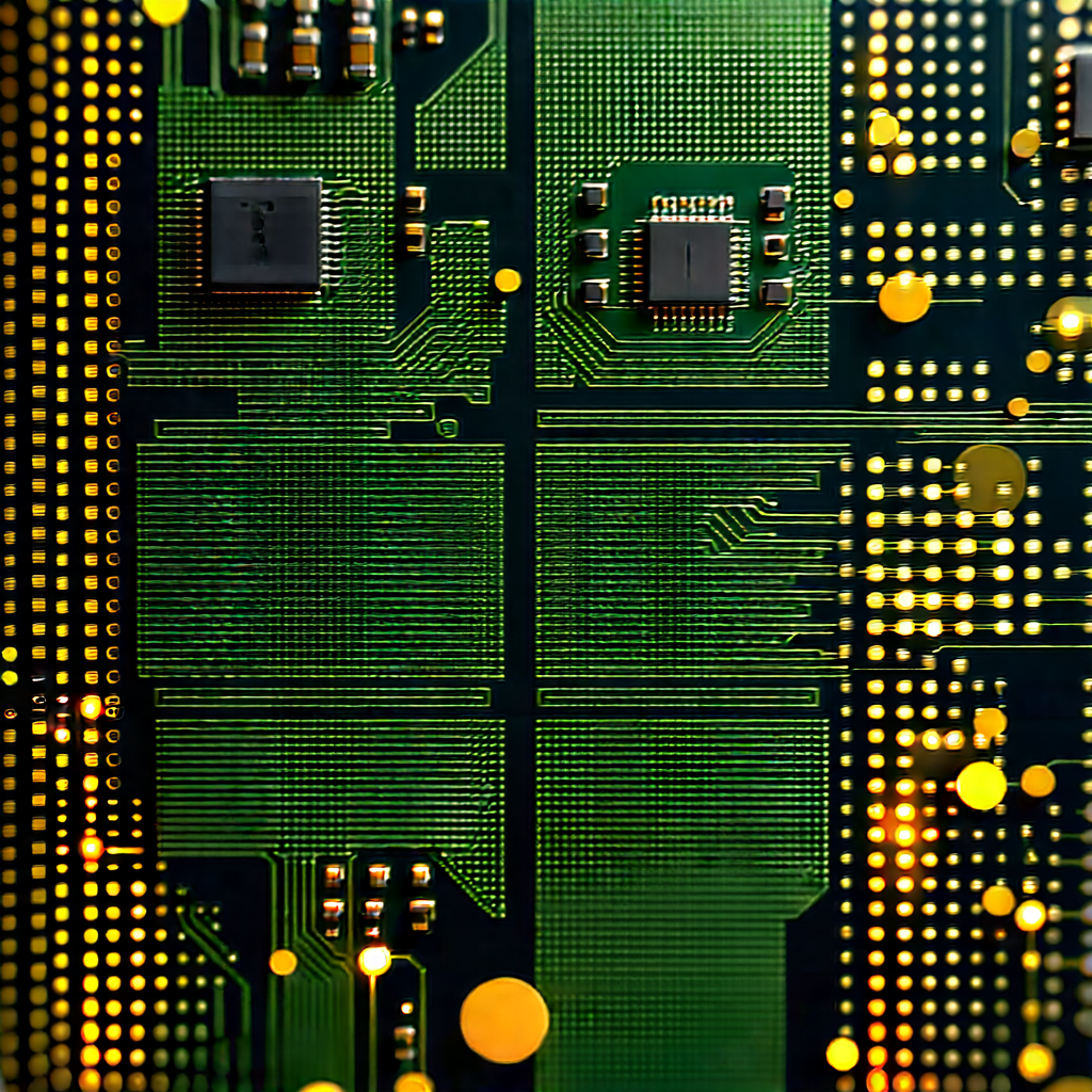 Close-up of sensor array
