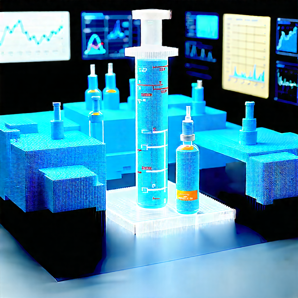Healthcare Technology In Research Center With Futuristic Setting