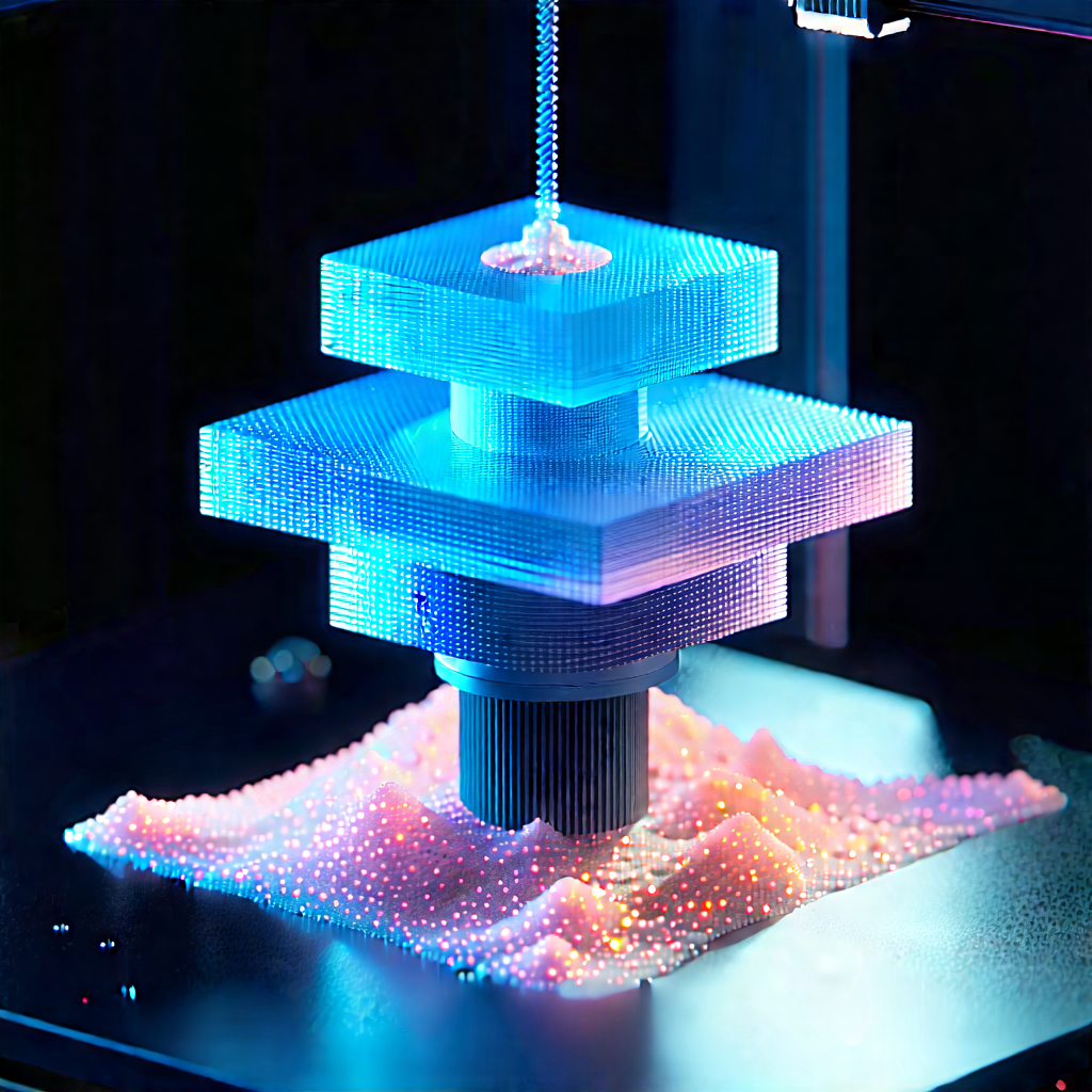3d printer with (digital:1.34) particles