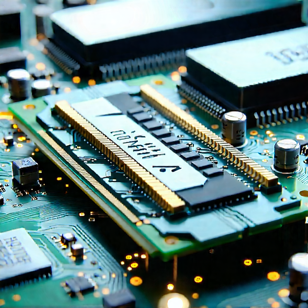 Close-up of memory module