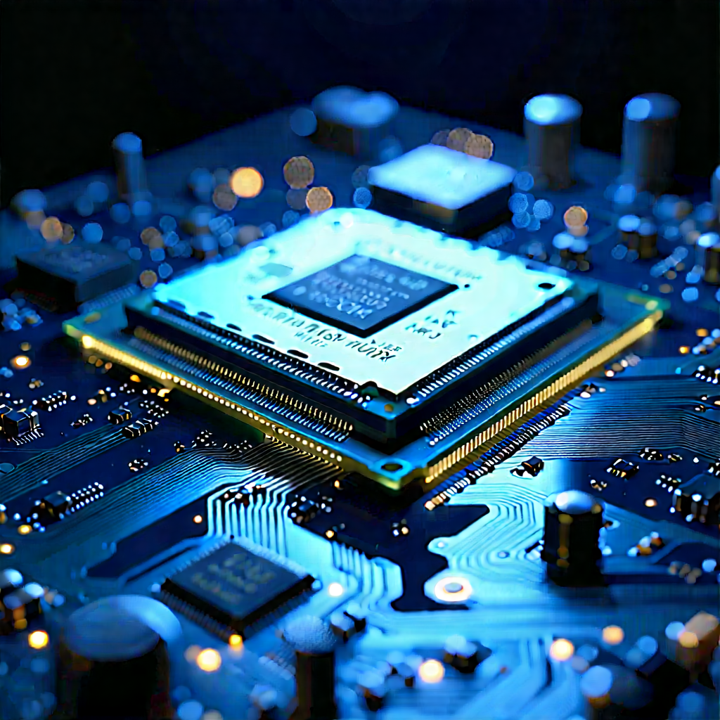 Close-up of memory module