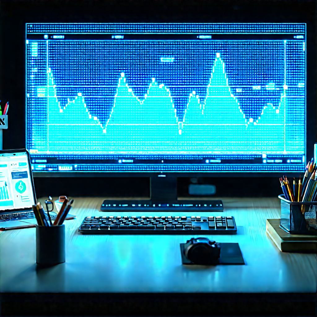 Healthcare Technology In Tech Office With Computer Desk