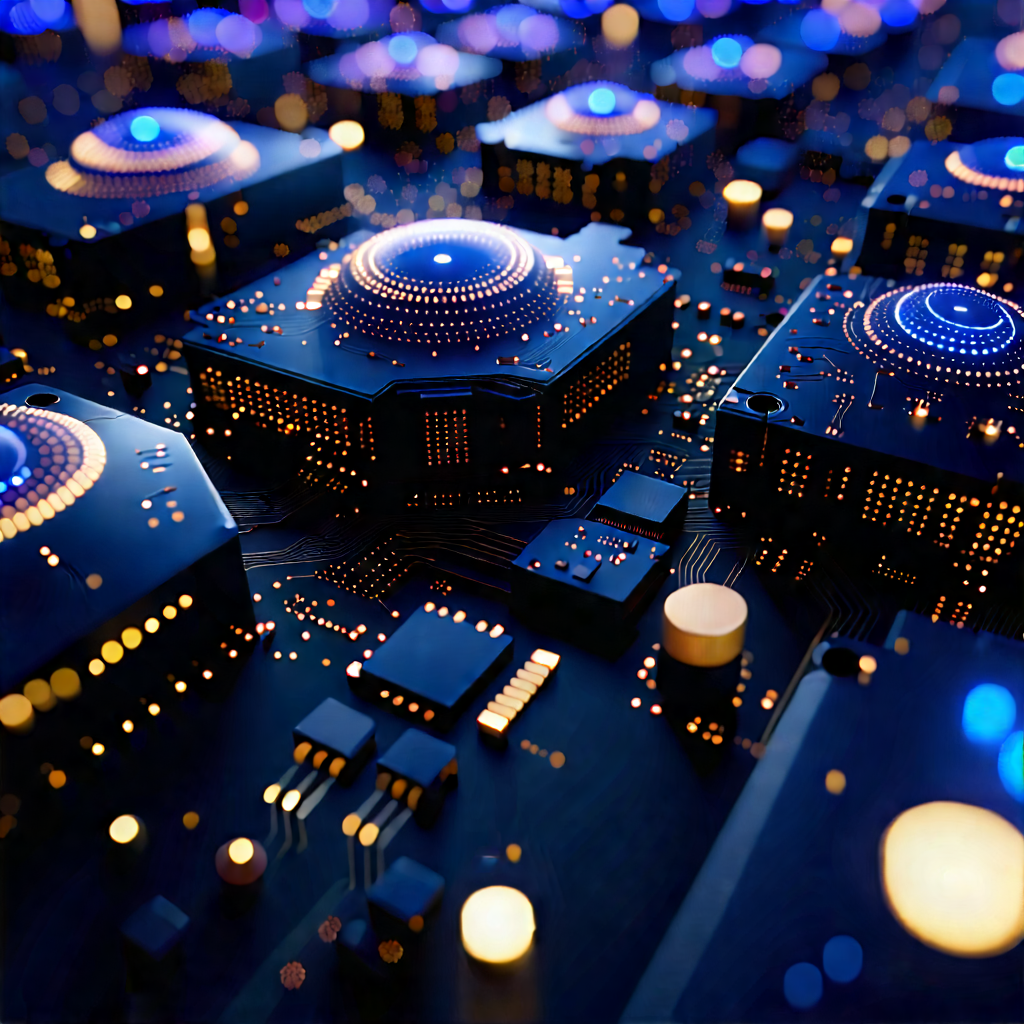 Close-up Of Sensor Array With Image, There