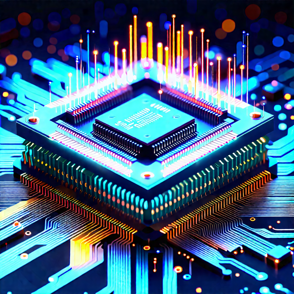 Microchip with data streams