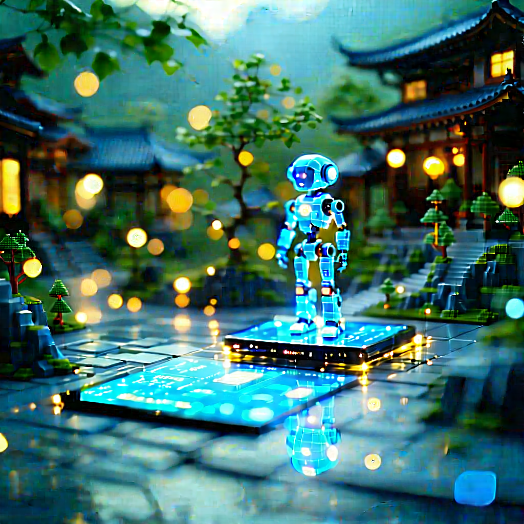 Artificial Intelligence Visualization With Image, There