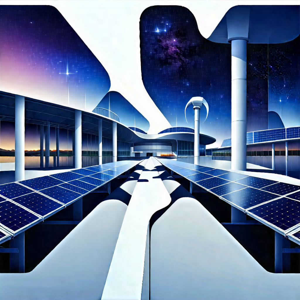 Innovative Renewable Energy (design:1.28) With Futuristic Painting