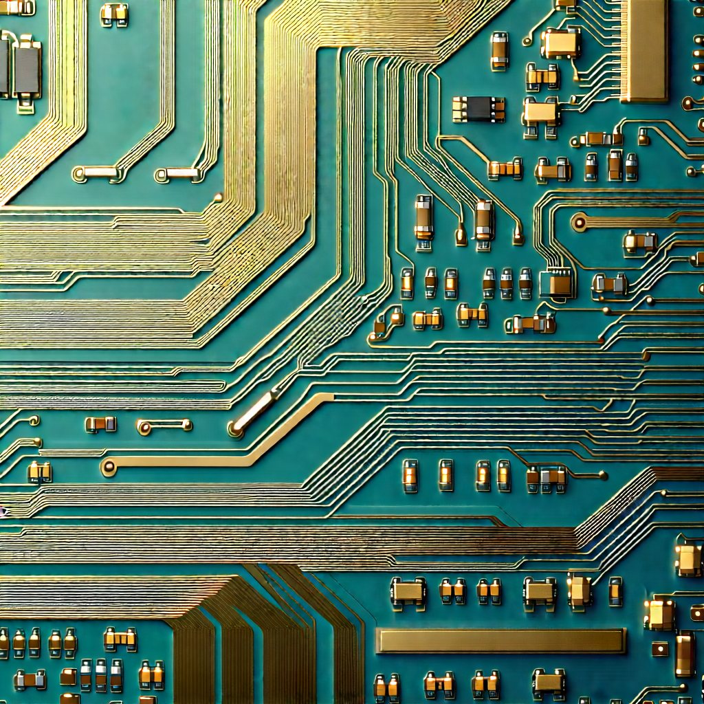 Close-up of electronic circuit