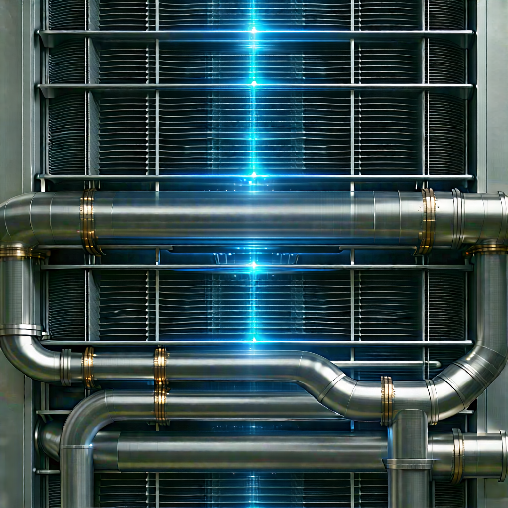 Close-up of cooling system