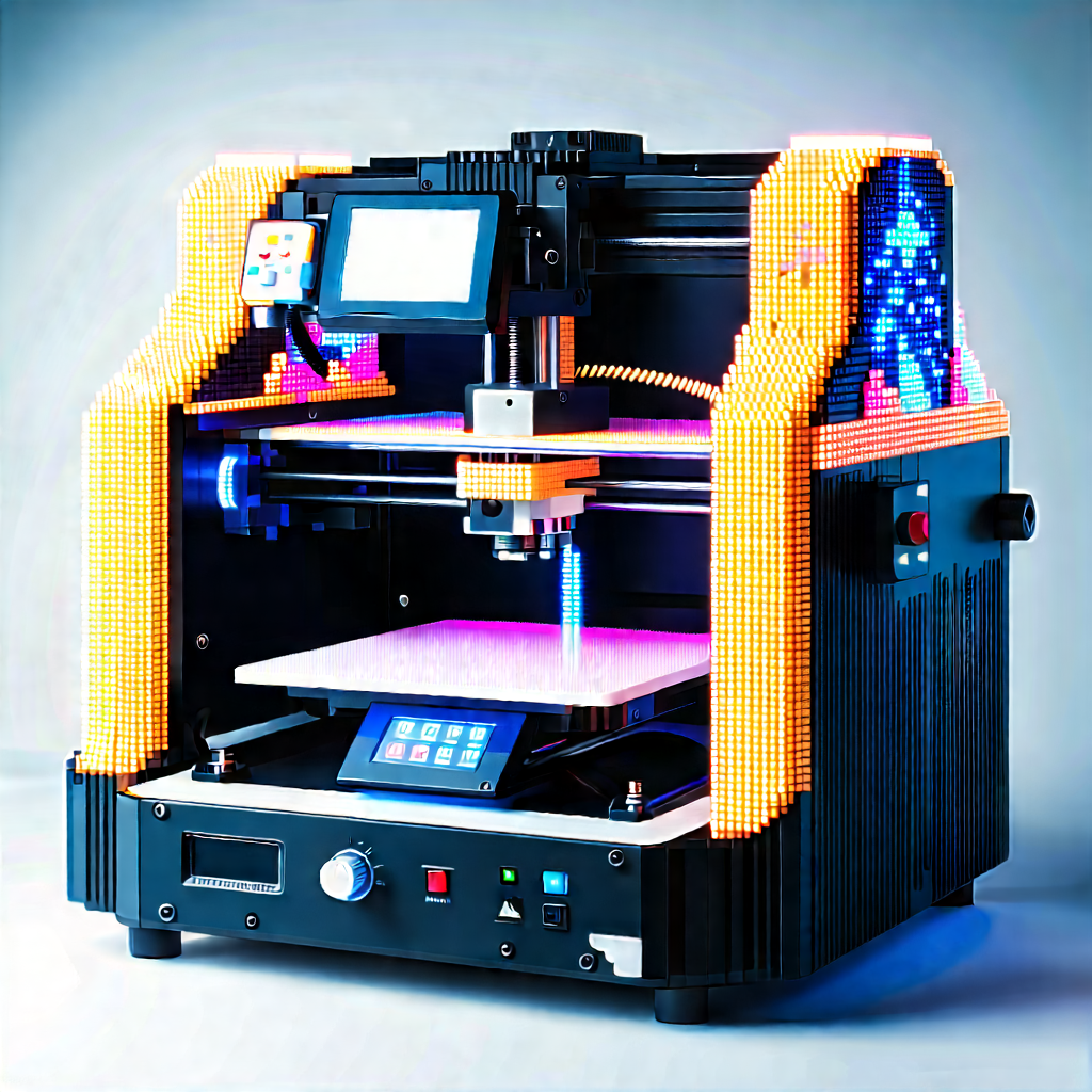 3d printer with digital particles