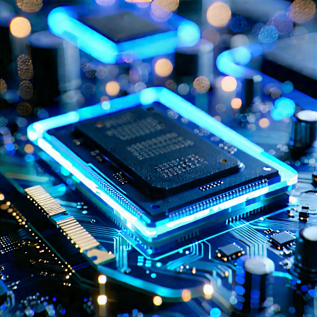 Close-up of memory module