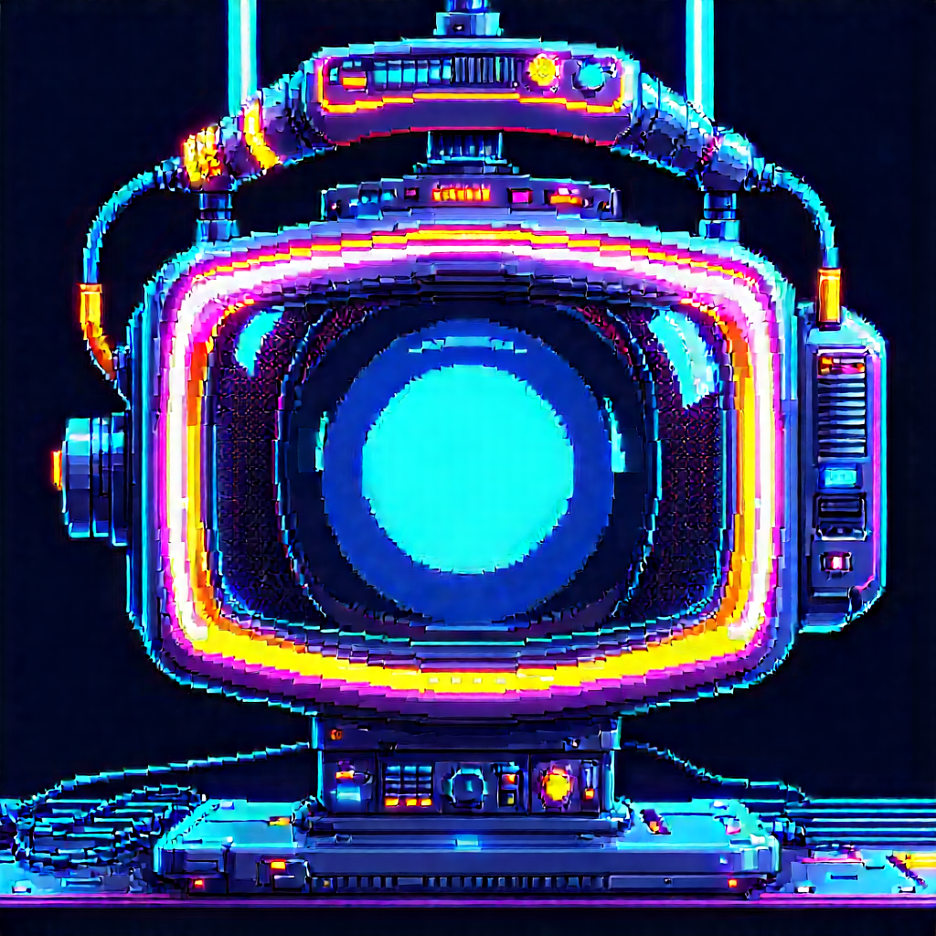 Innovative Communication Tool Design With Colorful, Futuristic