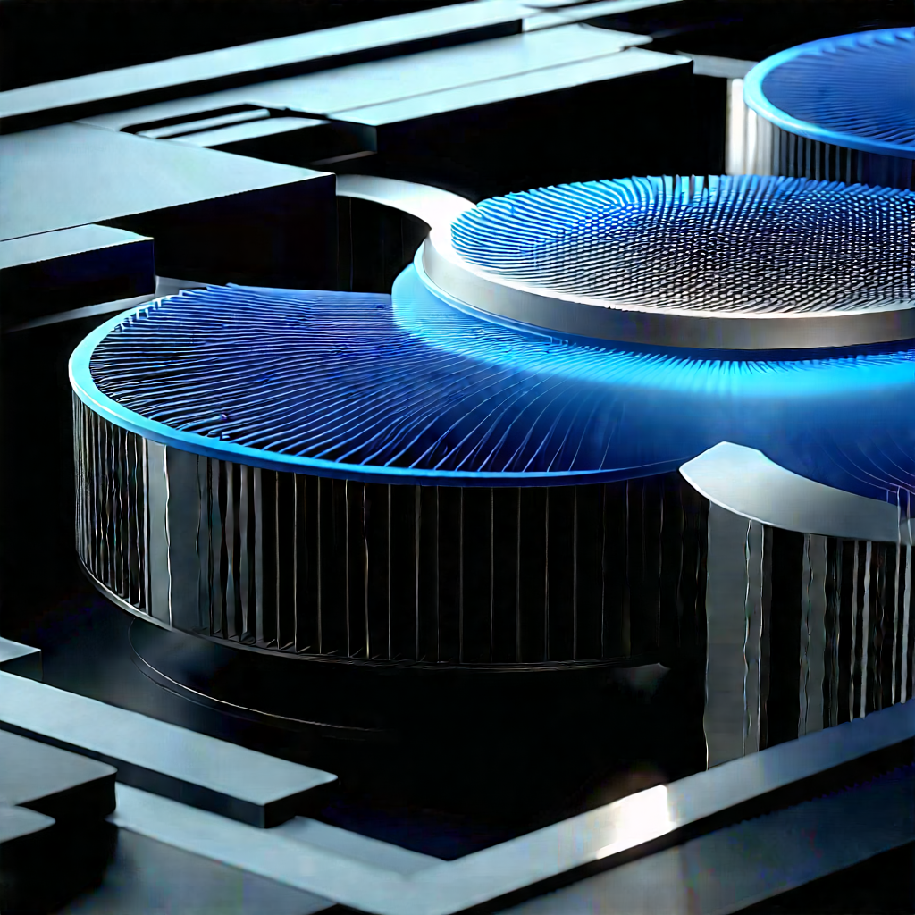 Close-up of cooling system