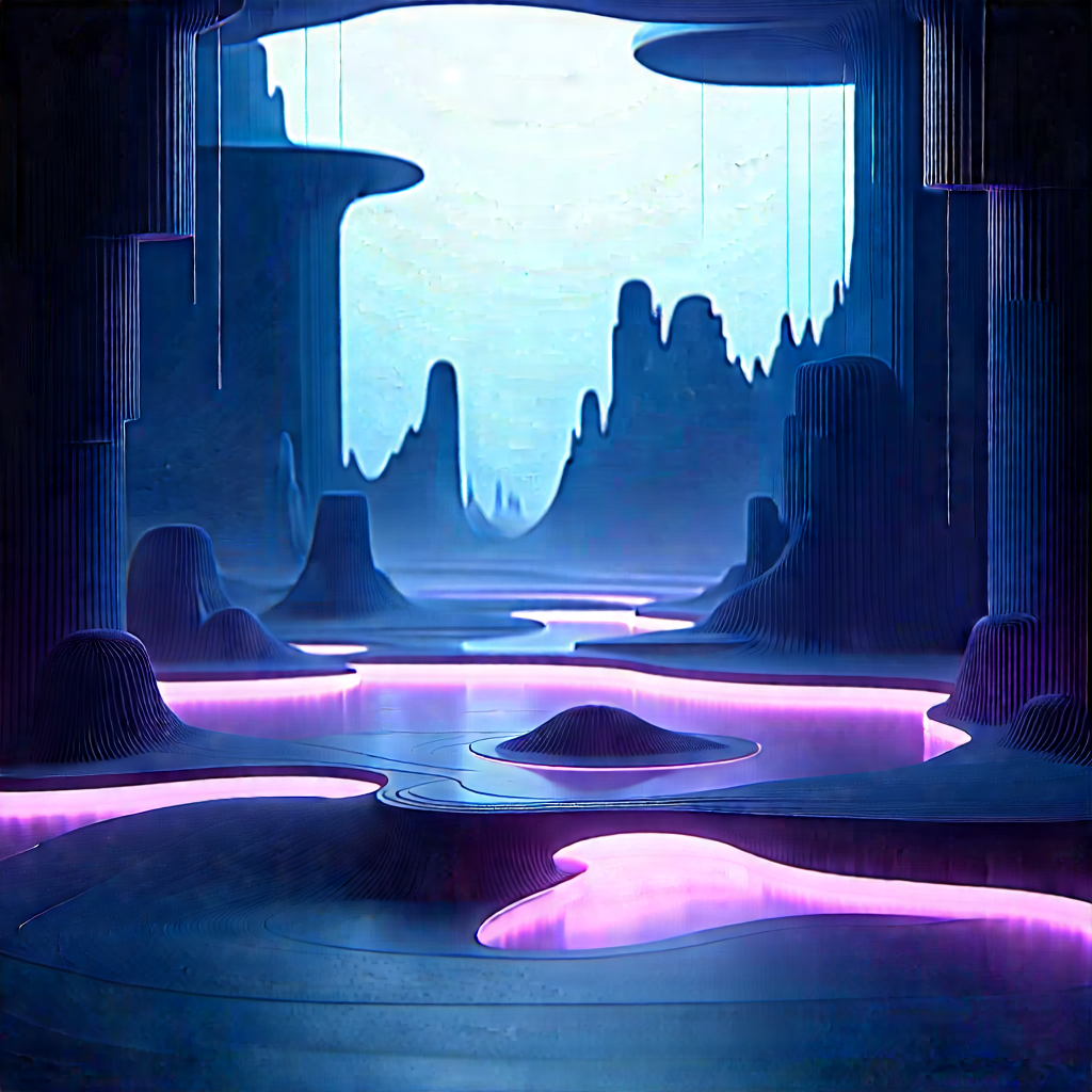 Futuristic Tech Startup Office With Image, There