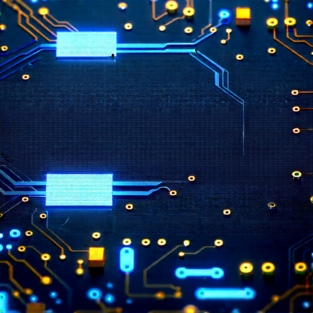 Close-up of electronic circuit