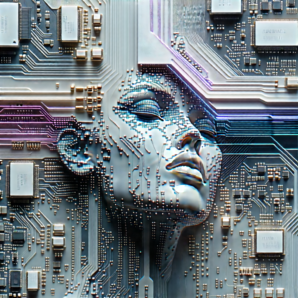 Close-up of memory module