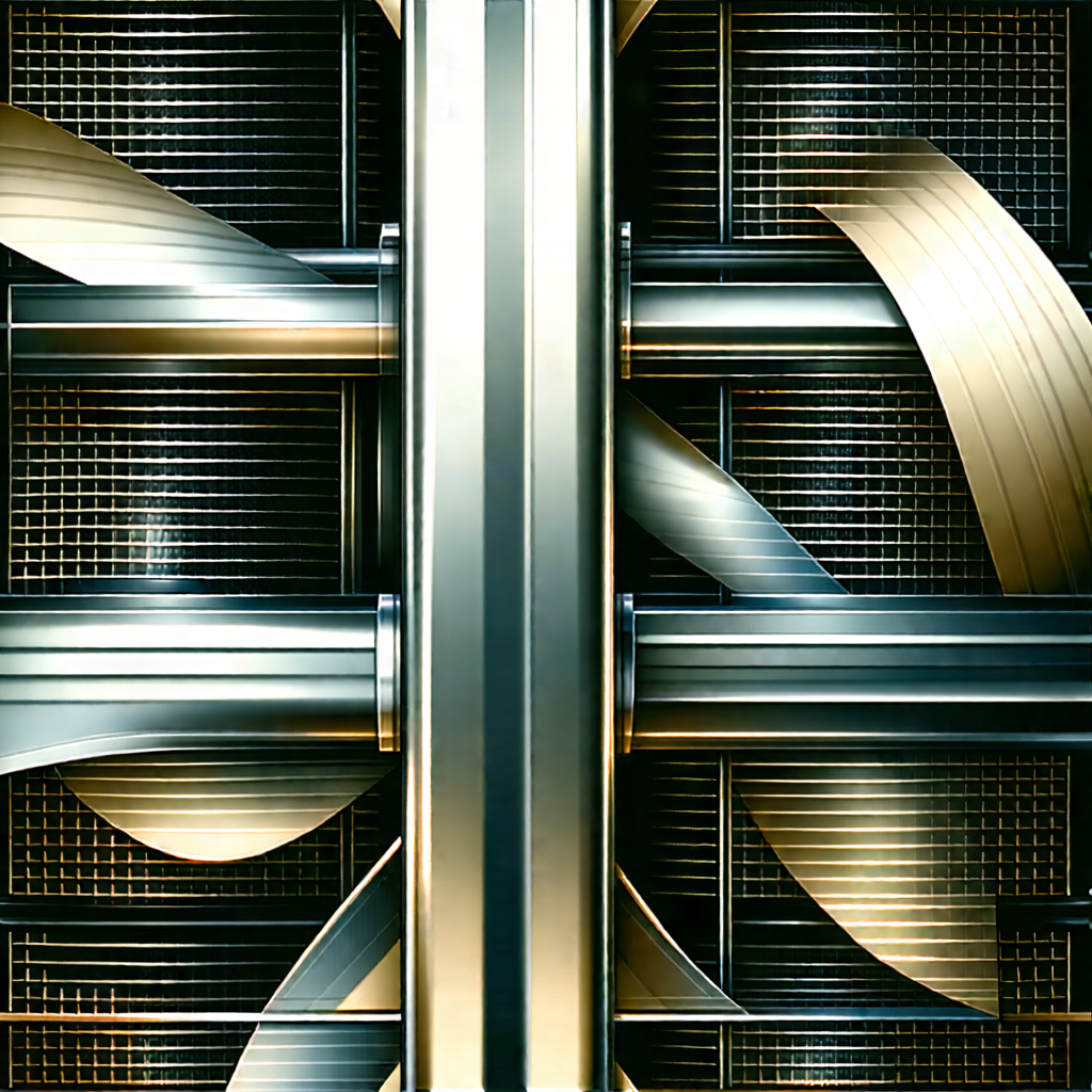 Close-up of cooling system