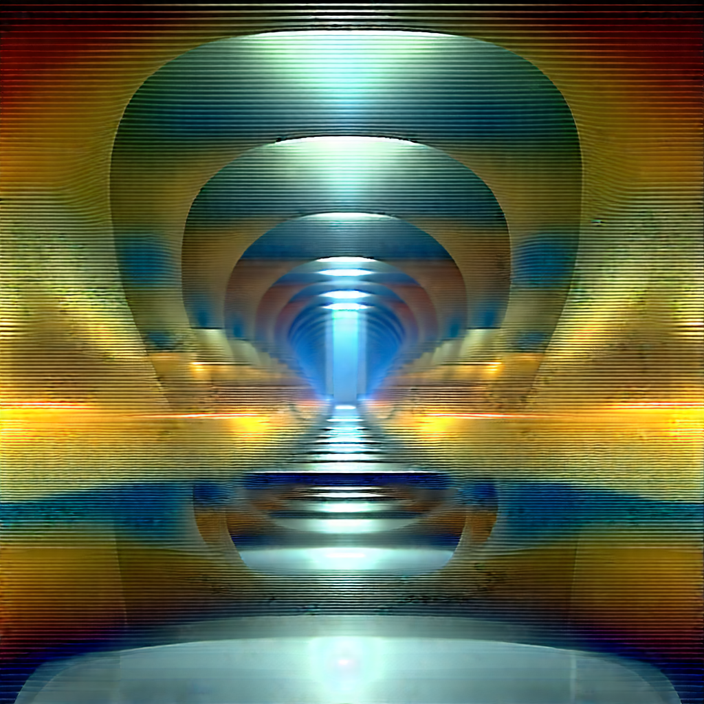 Futuristic research laboratory