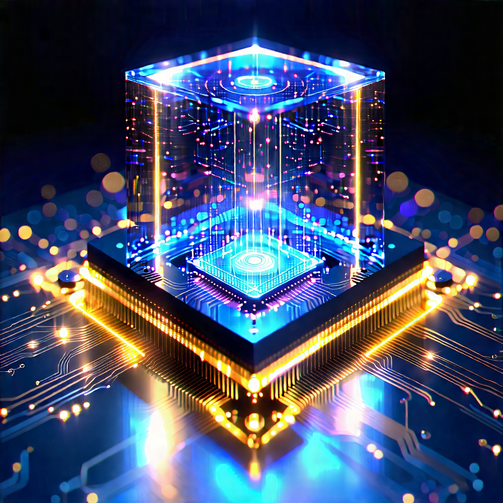 Quantum computer with data streams