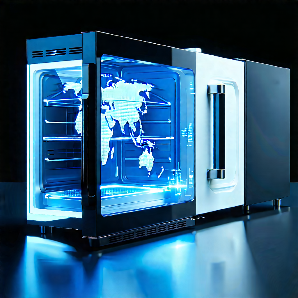 Innovative Smart Appliance (design:1.11) With Large, Clear,
