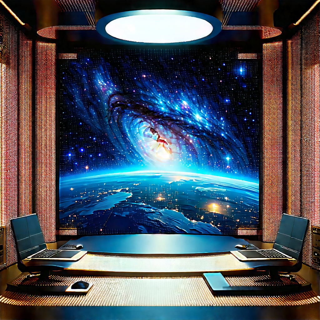 Educational Technology In Research Center With Room Large,