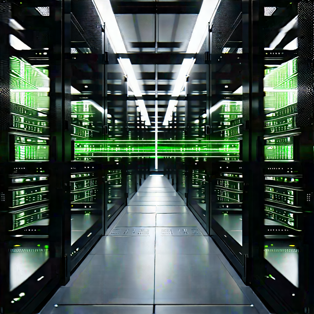 Server rack with laser scanning