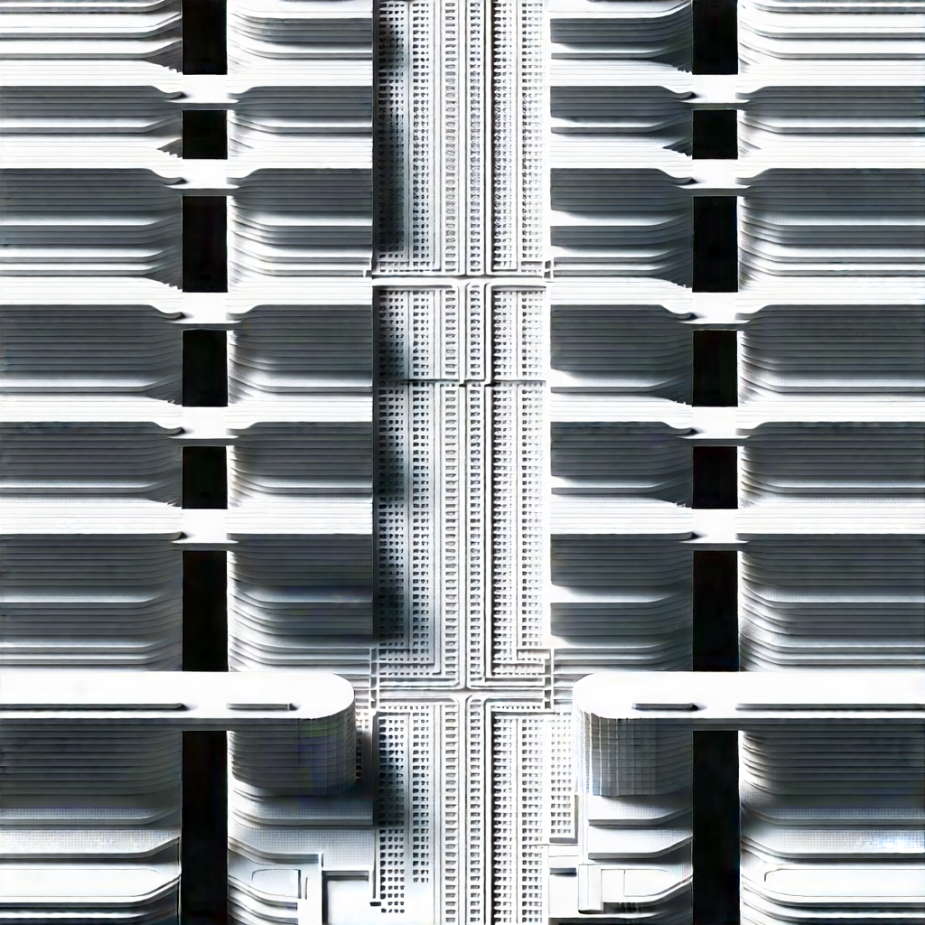 Close-up of sensor array