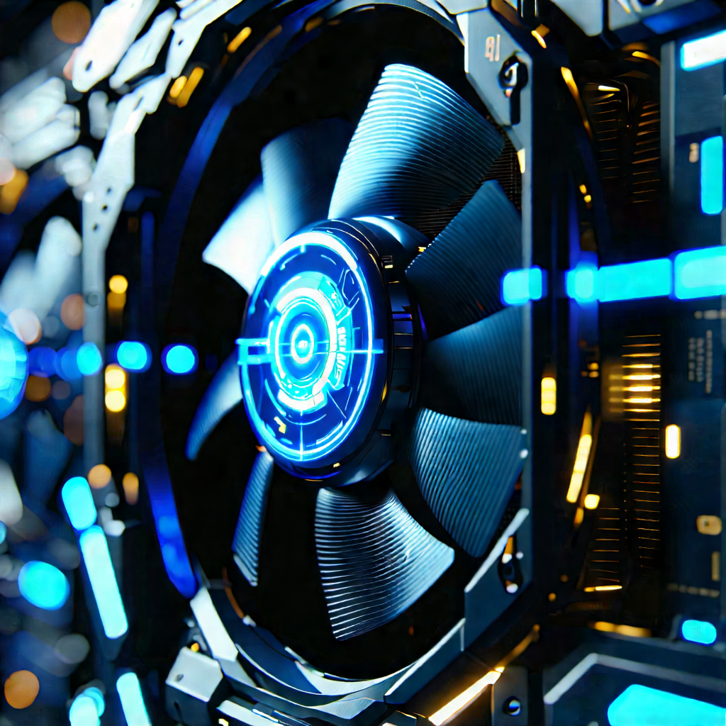 Close-up of cooling system