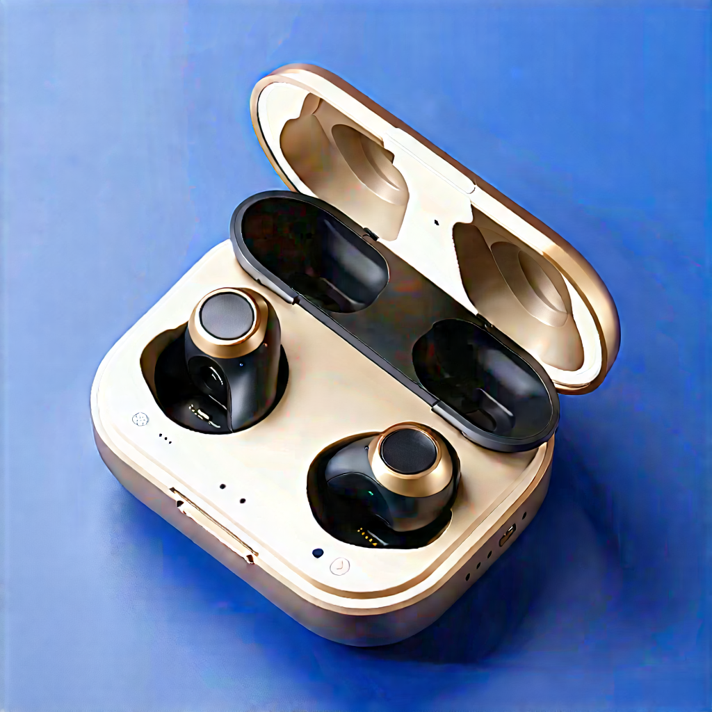 Wireless Earbuds With User Interface With Small Earphones