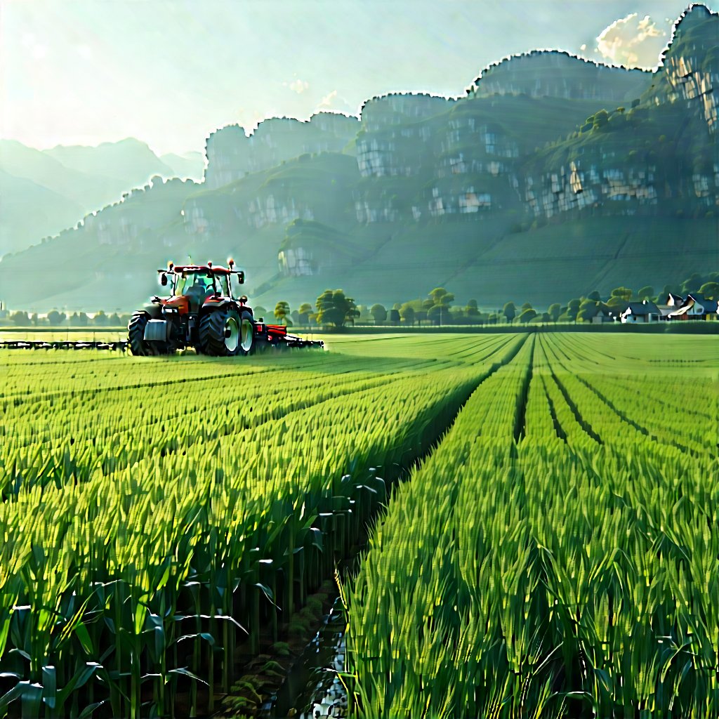 Agricultural Technology In Field Deployment With Large Tractor