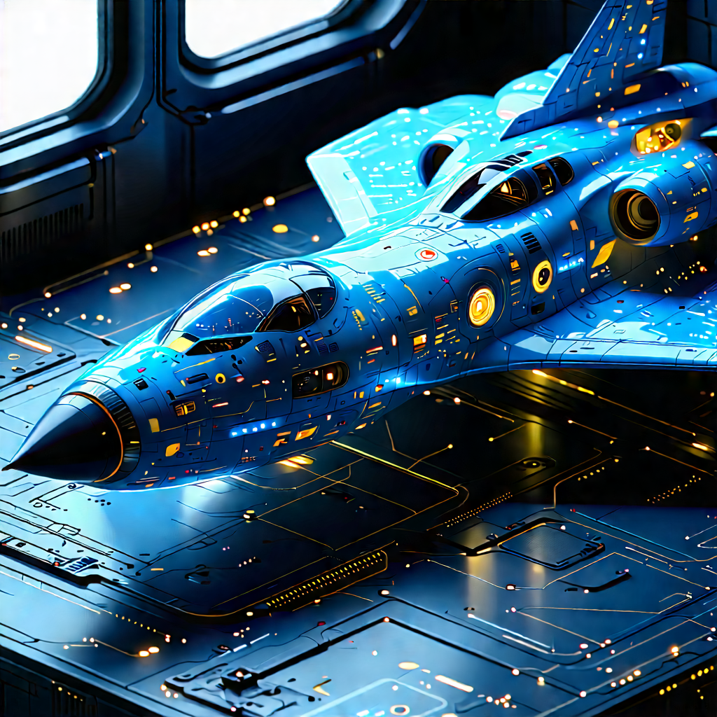 Aerospace technology in (modern:1.25) laboratory