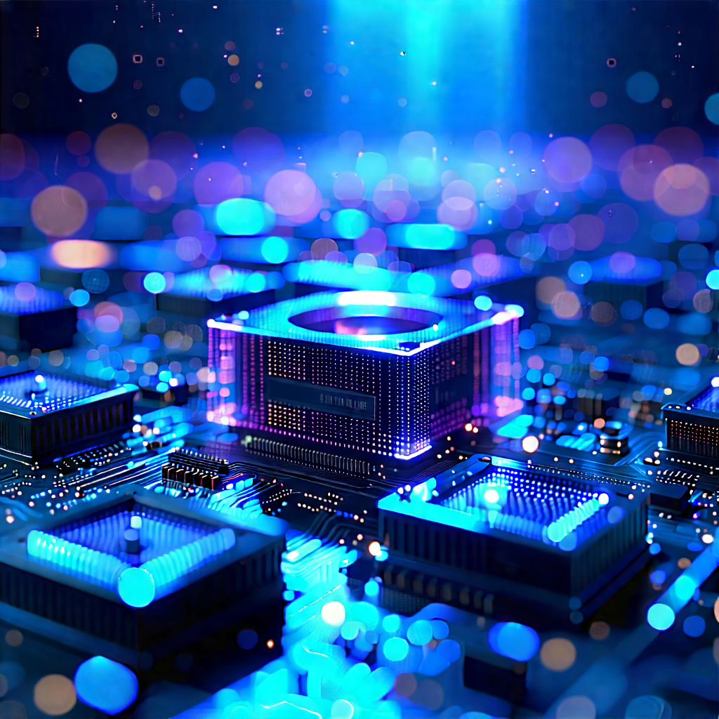 Close-up Of Sensor Array With Image, There