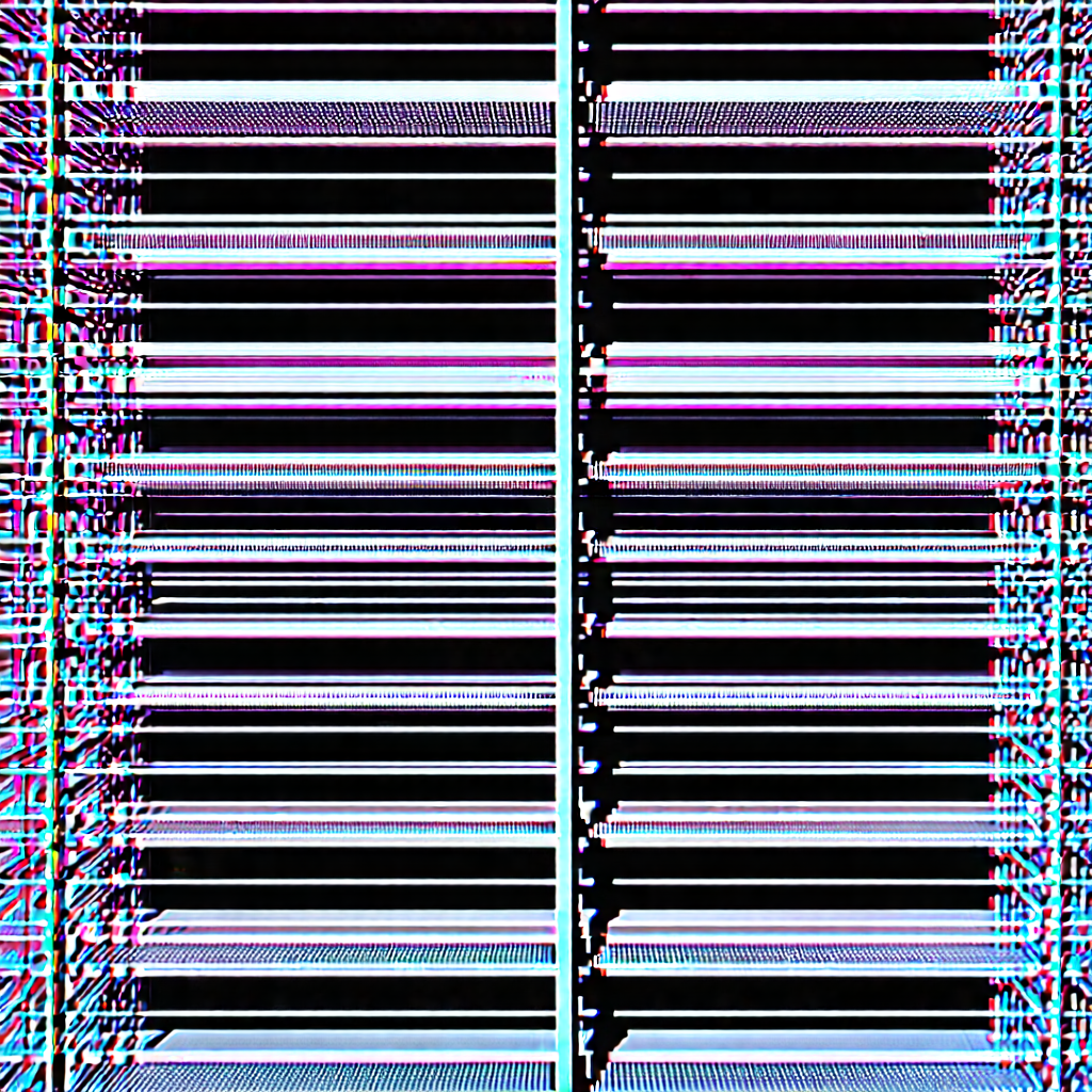 Close-up of sensor array