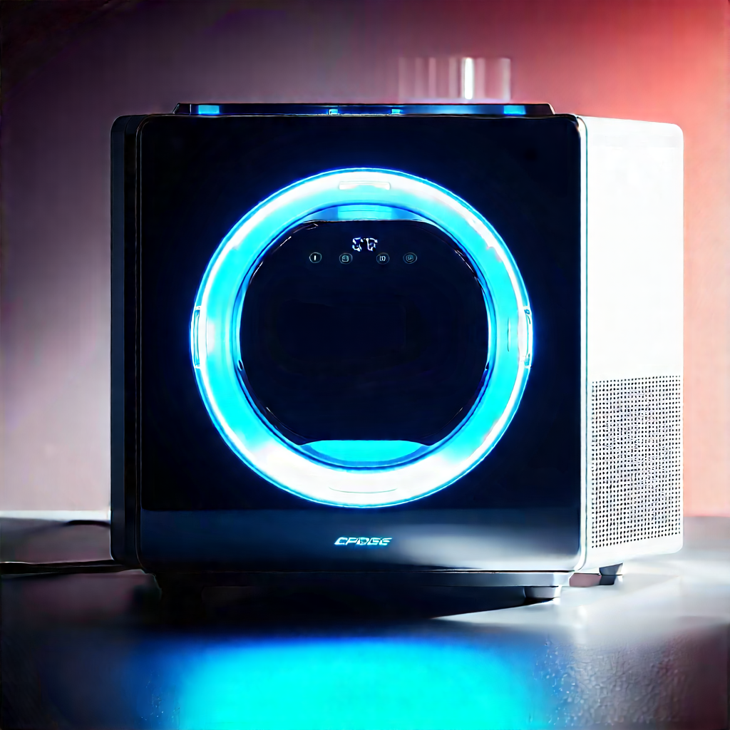 Innovative Smart Appliance (design:1.44) With Small, White,