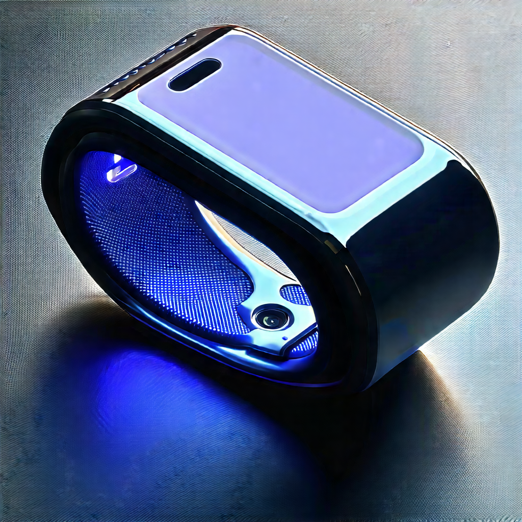 Innovative Wearable Device Design With Blue Black
